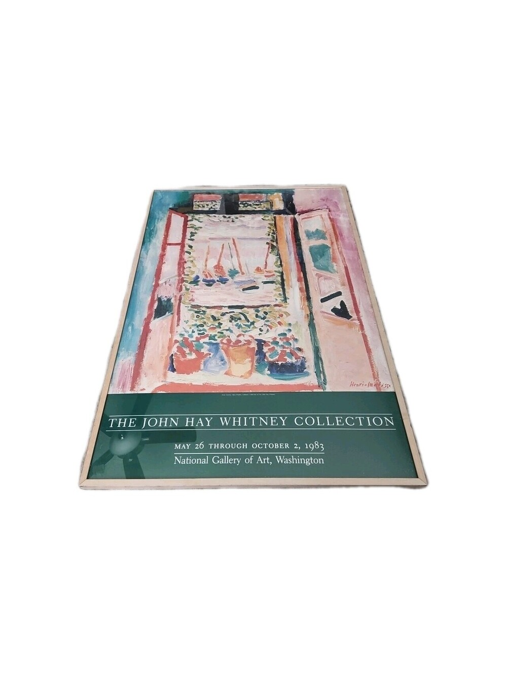 Henri Matisse Exhibition Poster The John Hay Whitney 1983